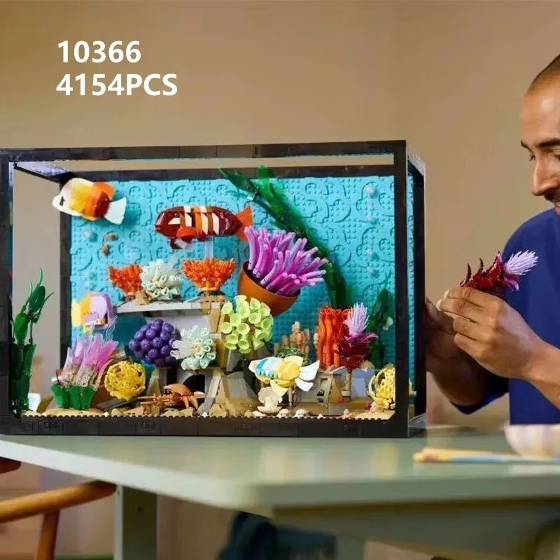 Fish Toy In Aquarium - 10366 Children Educational Toy Building blocks