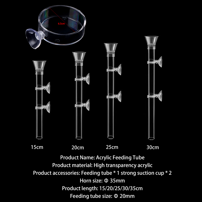 Aquarium Fish Youtube - ⭐ Acrylic Aquarium Feeder Tube Dish