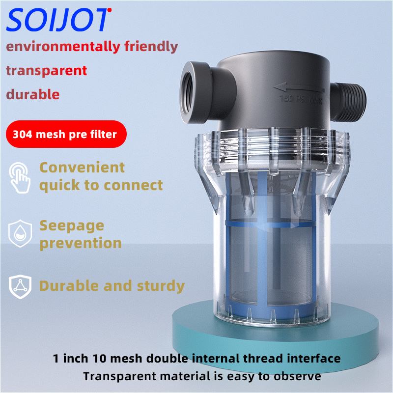 Fish Tank Filter - 1/2inch , Internal and external thread，Filter