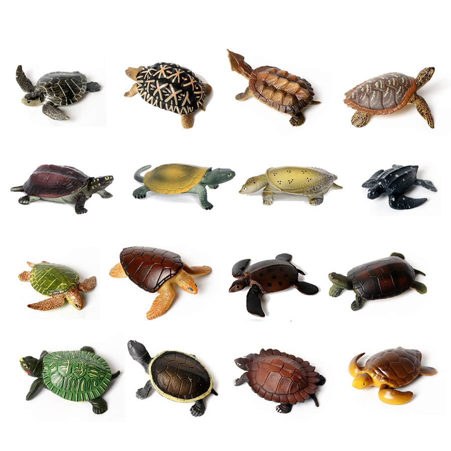 Aquarium Fish Fishing - Realistic Miniatures Marine Life Sea Turtle