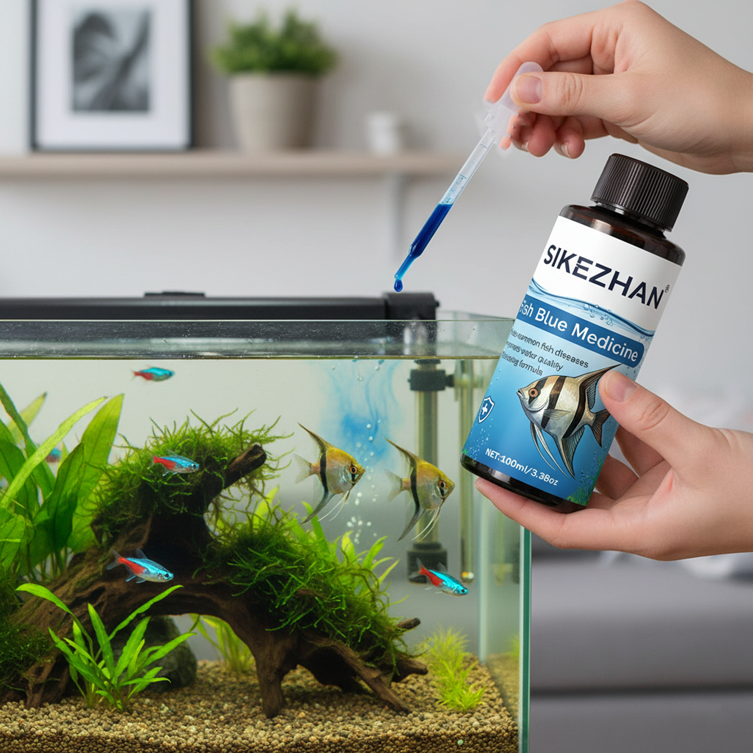 Large 500ml Methylene Blue Fis – обзор и цена Aquarium Xxl