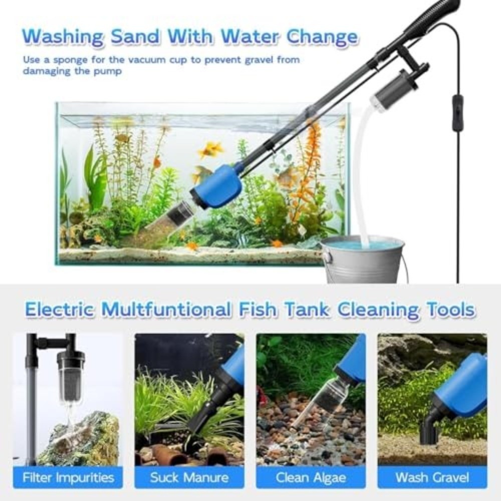 High Power Aquarium Gravel Cle – обзор и цена Gravel Vacuum Cleaner