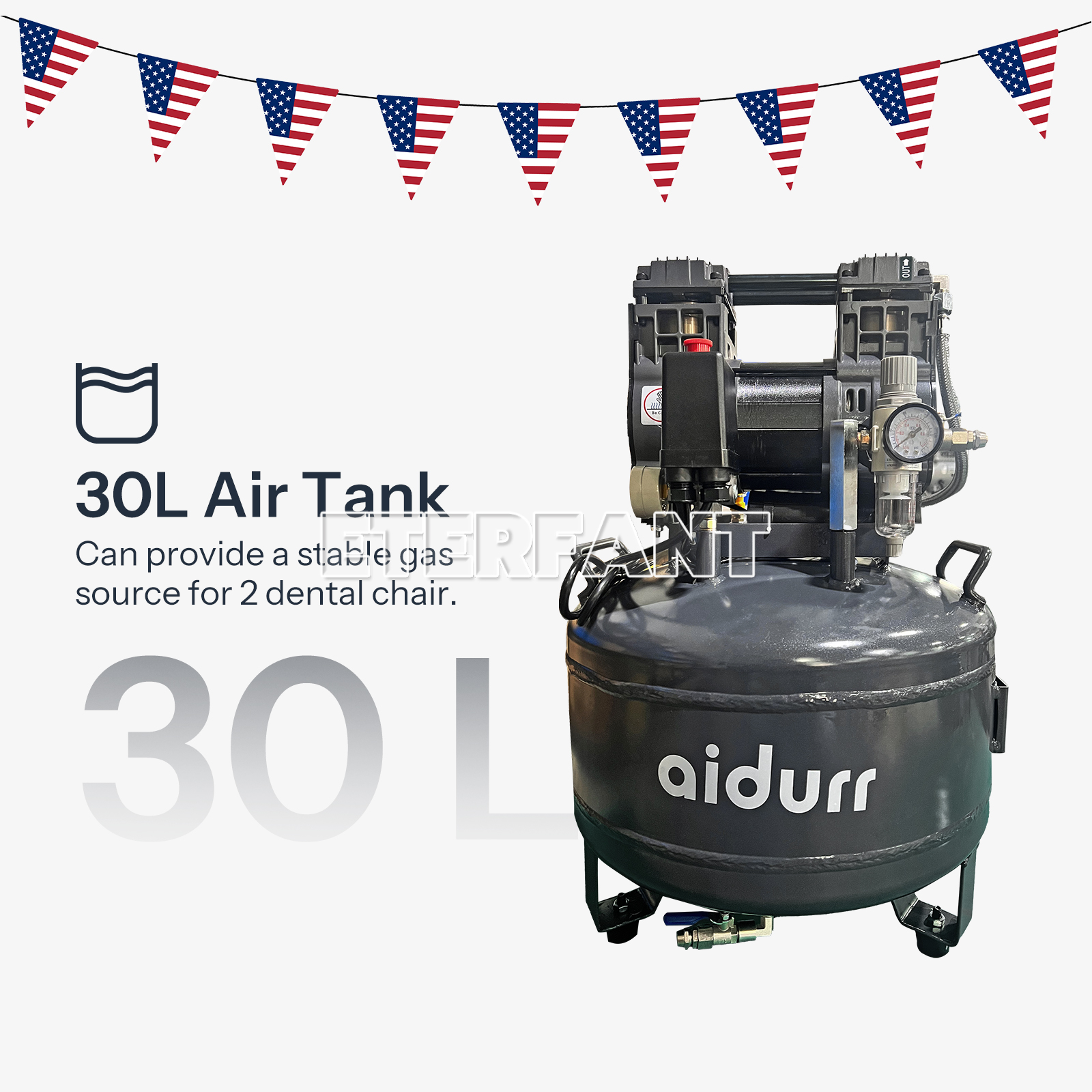 ENTERFANT Dental 30L Silent Oi – обзор и цена Air Pump Silent