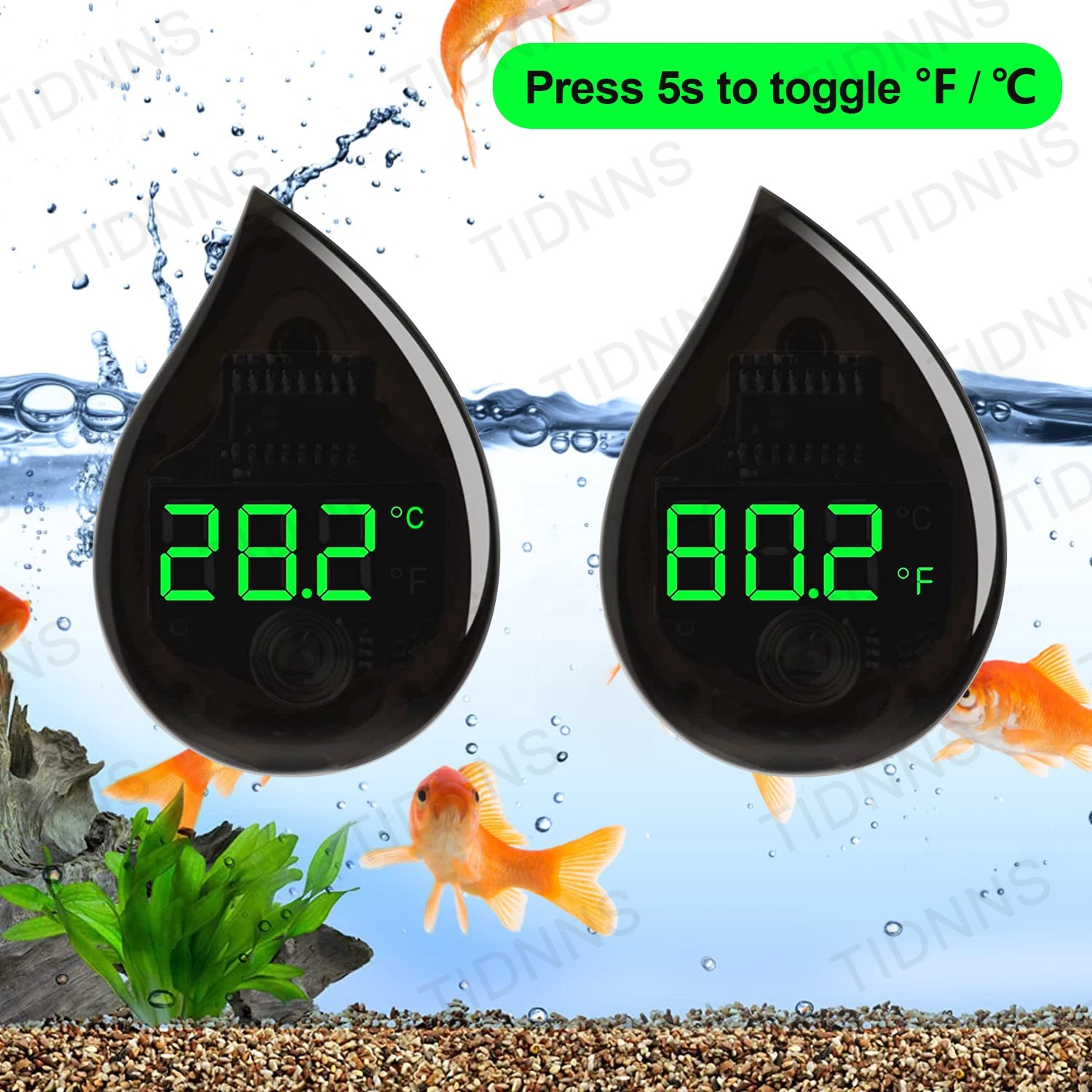 Aquarium Self-Adhesive Thermom – обзор и цена Aquarium Thermometer