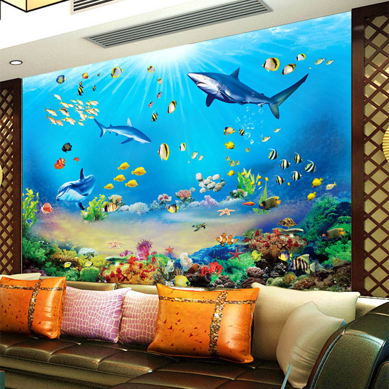 Papel Pintado Photo Wallpaper  – обзор и цена Aquarium Fish Live Wallpaper