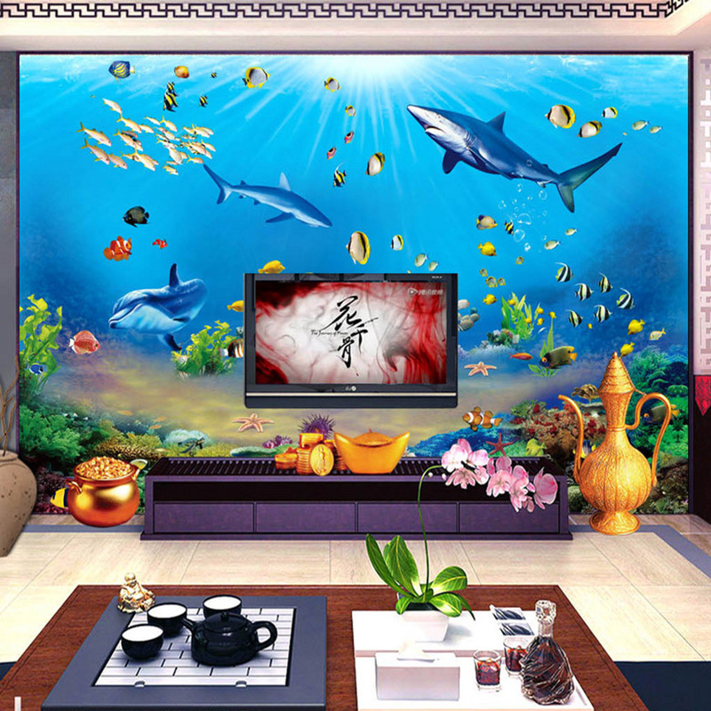 Papel Pintado Photo Wallpaper  – обзор и цена Aquarium Fish Live Wallpaper