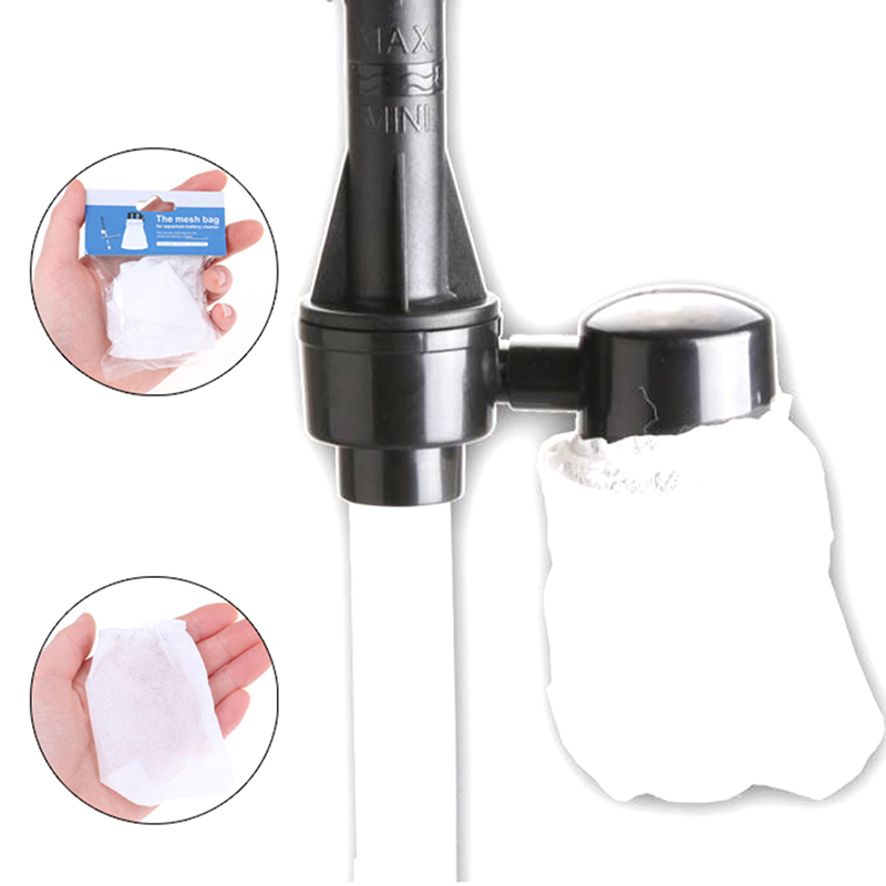 5Pc Aquarium Siphon Filter Bag – обзор и цена Gravel Vacuum Cleaner