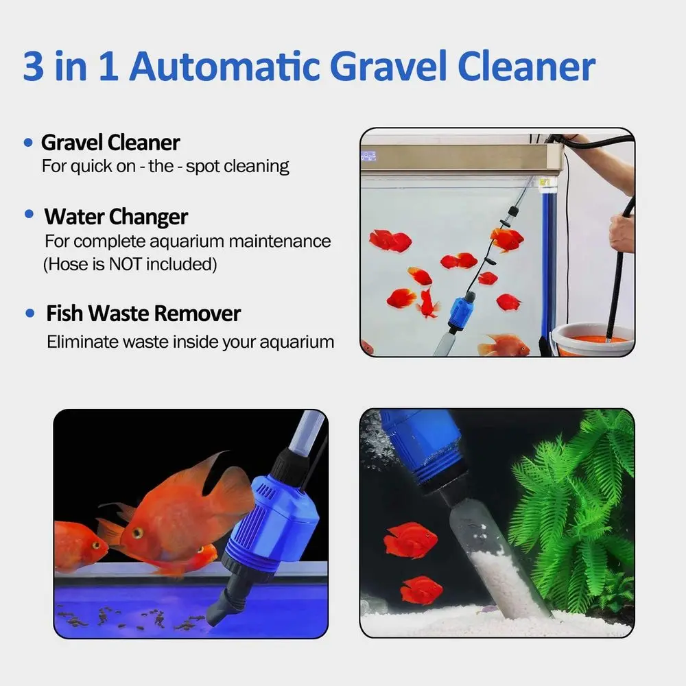 Sunsun HXS-02 Electric Aquariu – обзор и цена Gravel Vacuum Cleaner