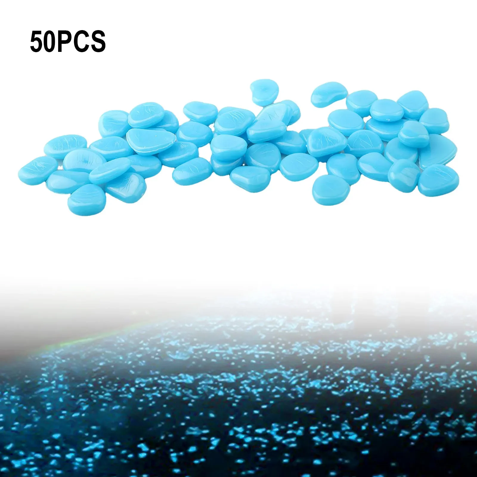 50PCS/Set Glow In The Dark Peb – обзор и цена Aquarium Fish Fishing