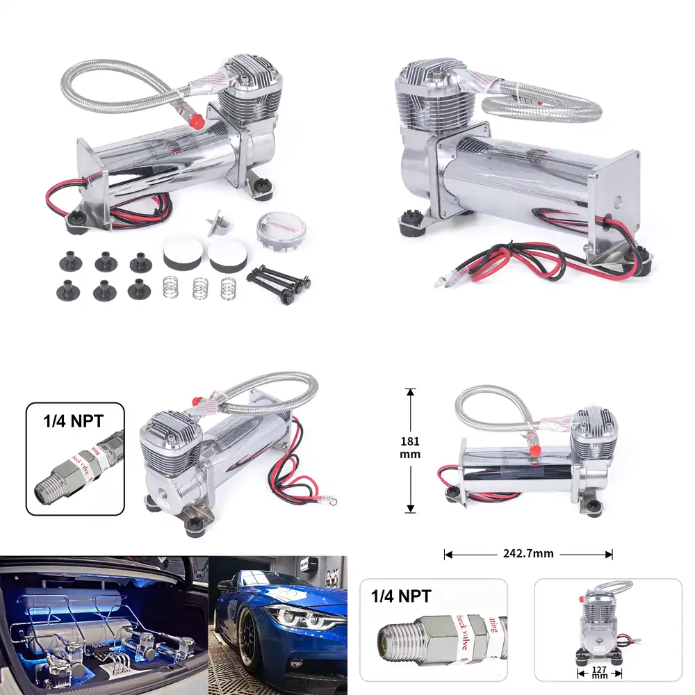 SILVER 1/4 or 3/8 Npt Silent M – обзор и цена Air Pump Silent