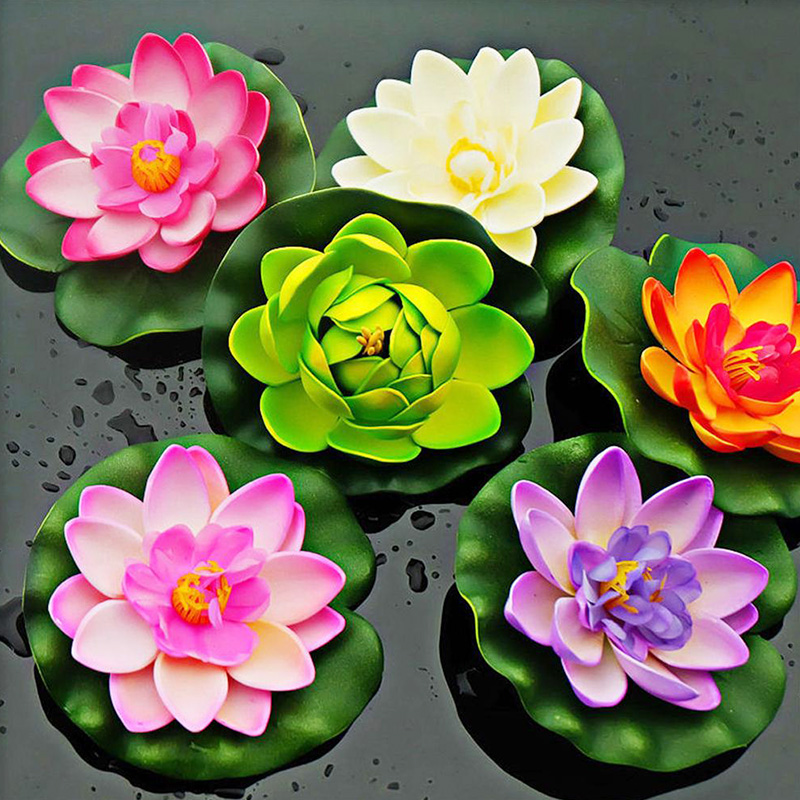10cm/18cm Artificial Lotus Fak – обзор и цена Aquarium Fish Fishing