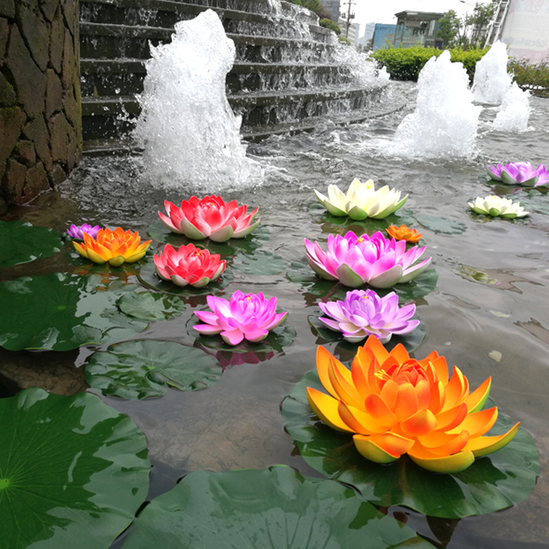 10cm/18cm Artificial Lotus Fak – обзор и цена Aquarium Fish Fishing