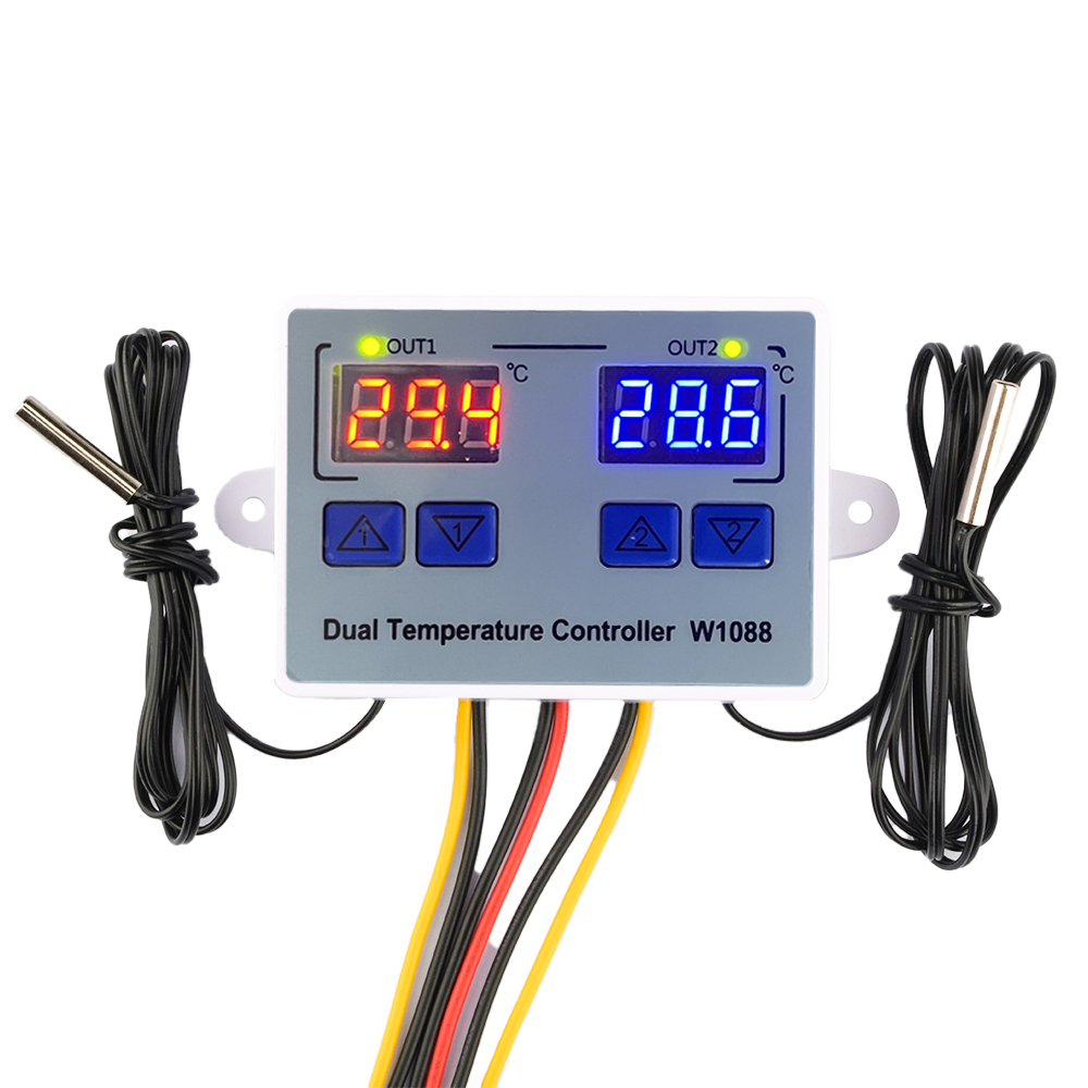 W1088 Dual LED Digital Tempera – обзор и цена Aquarium Thermometer