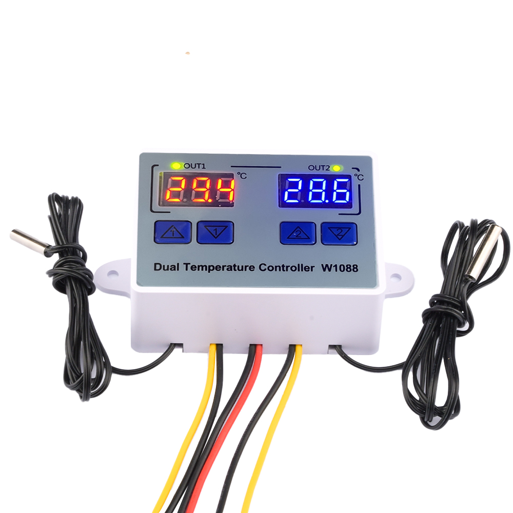 W1088 Dual LED Digital Tempera – обзор и цена Aquarium Thermometer