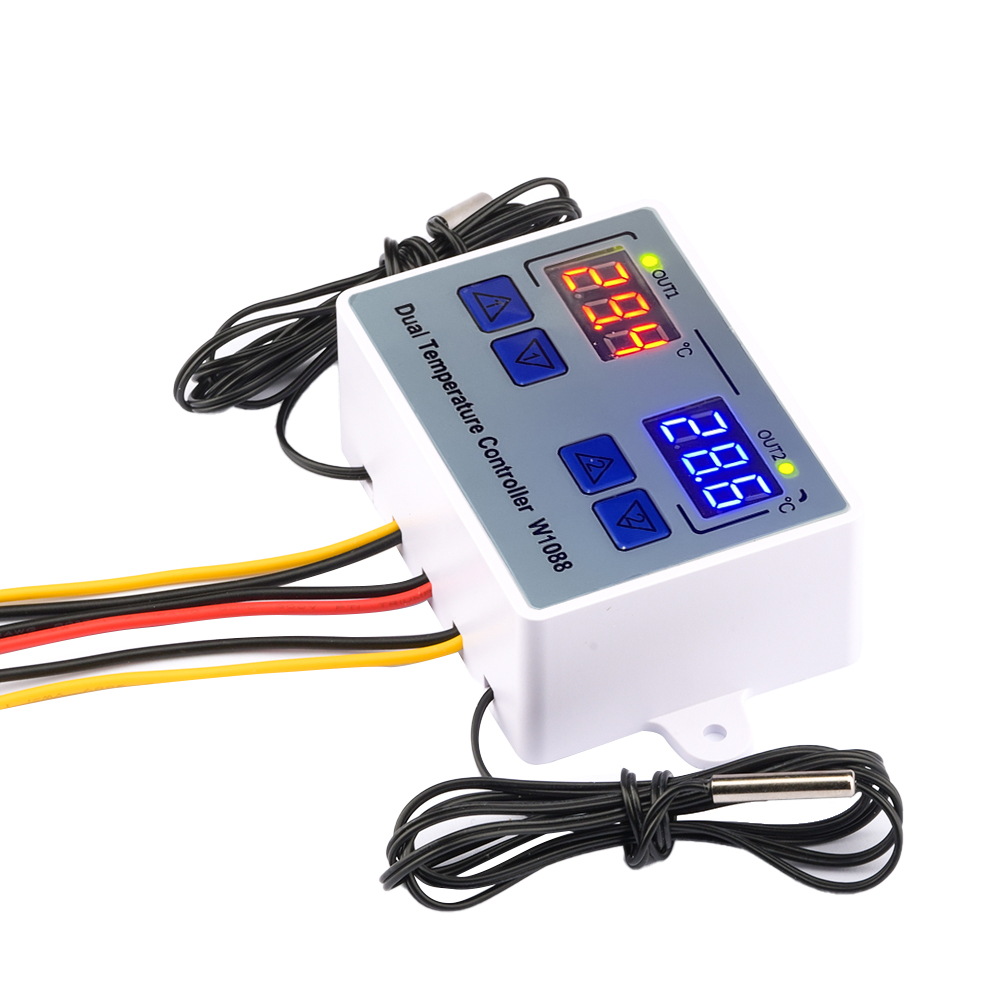 W1088 Dual LED Digital Tempera – обзор и цена Aquarium Thermometer