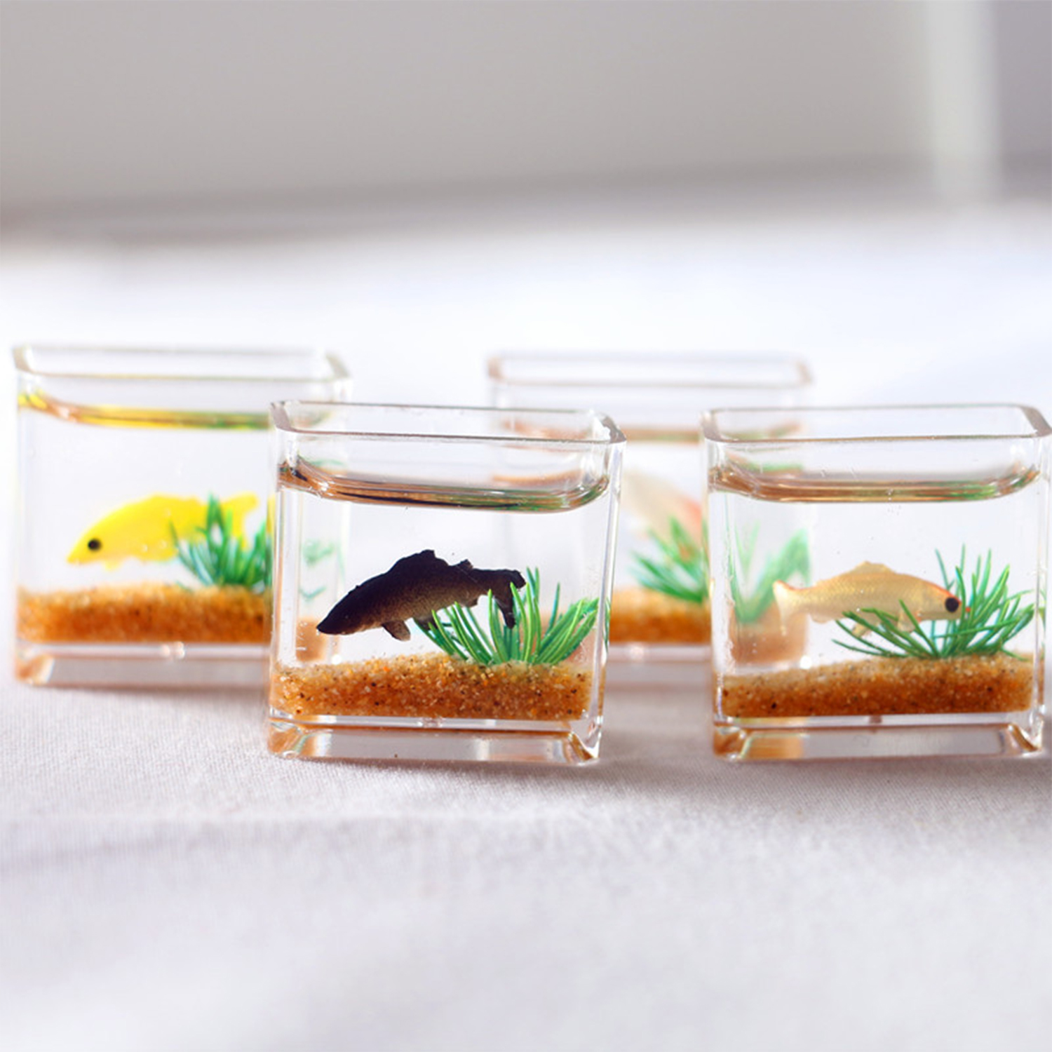 Dollhouse Miniature Glass Fish – обзор и цена Fish Toy In Aquarium