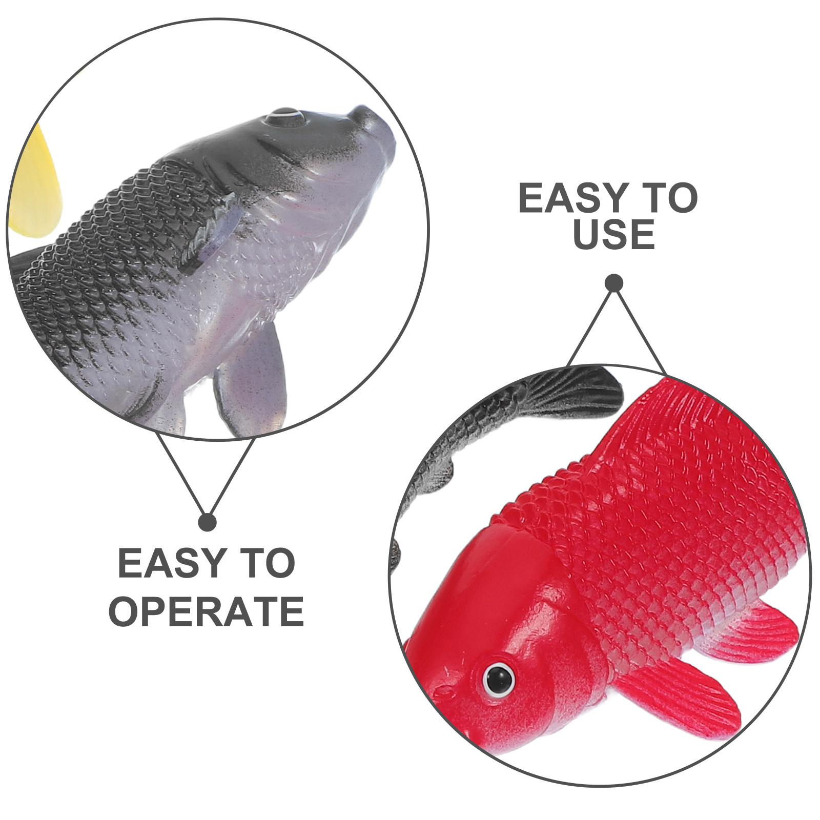 3pcs Fish Crafts Toys Realisti – обзор и цена Fish Toy In Aquarium