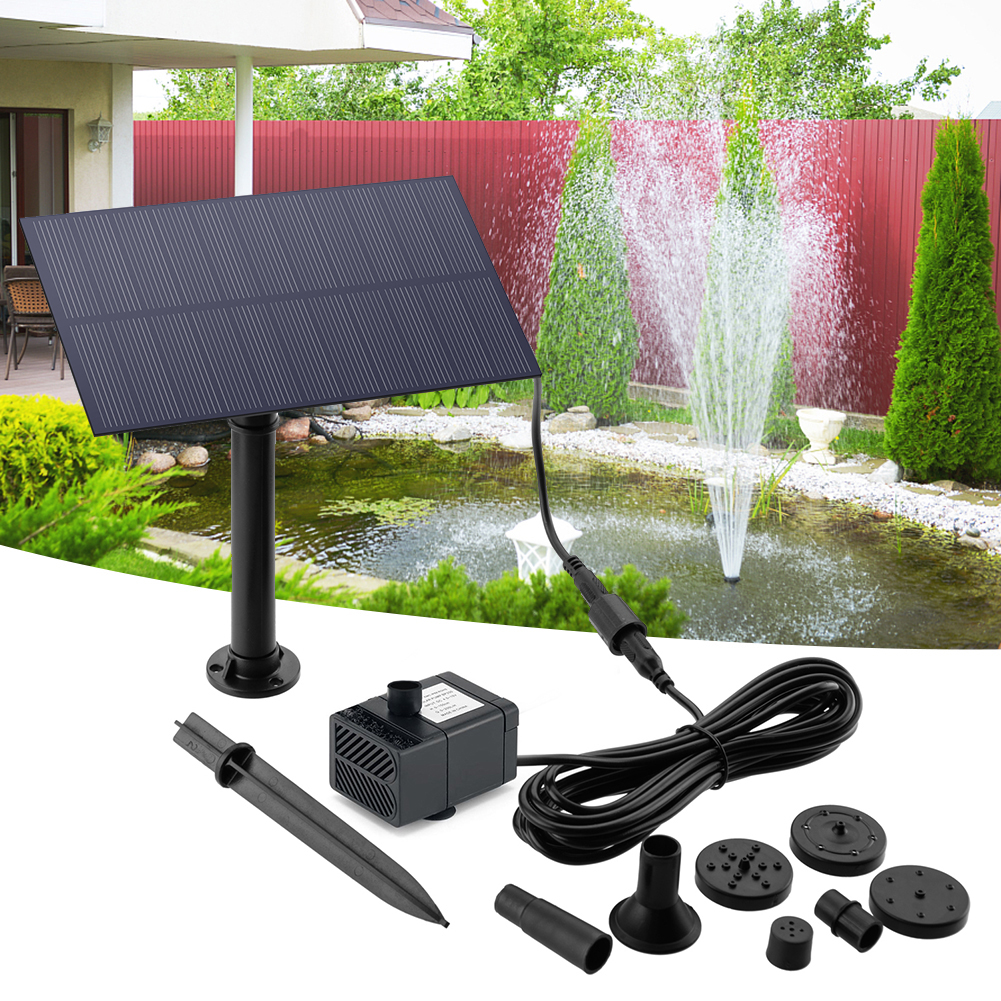 5W 5V Solar Water Pump Garden  – обзор и цена Aquarium Fish Fishing