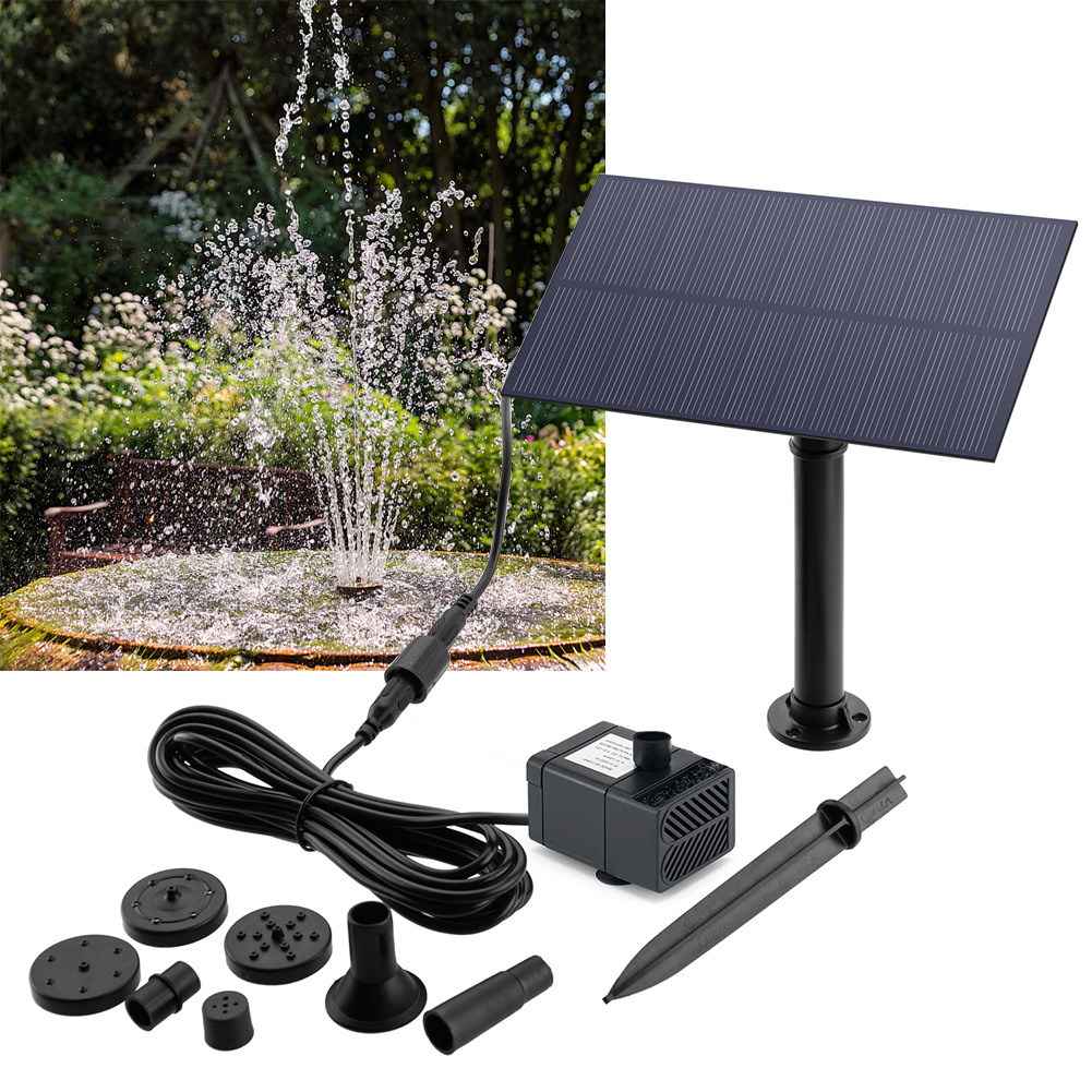5W 5V Solar Water Pump Garden  – обзор и цена Aquarium Fish Fishing
