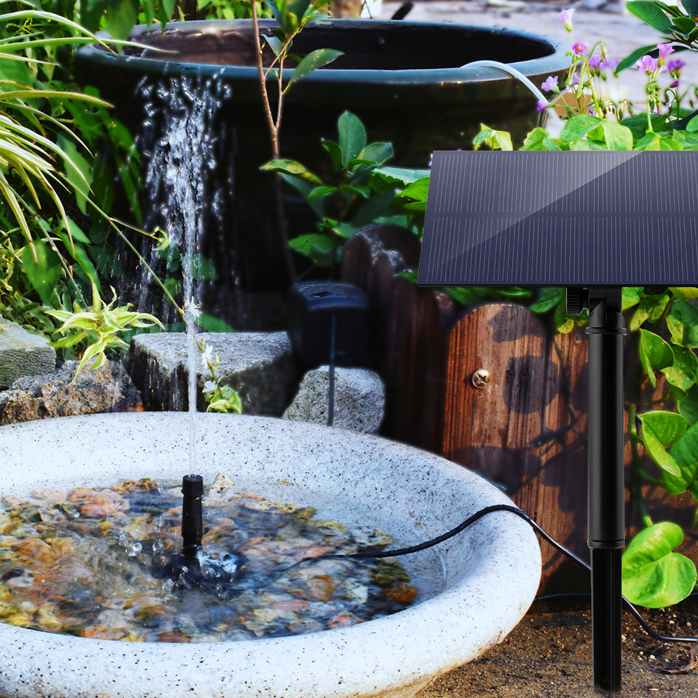 5W 5V Solar Water Pump Garden  – обзор и цена Aquarium Fish Fishing