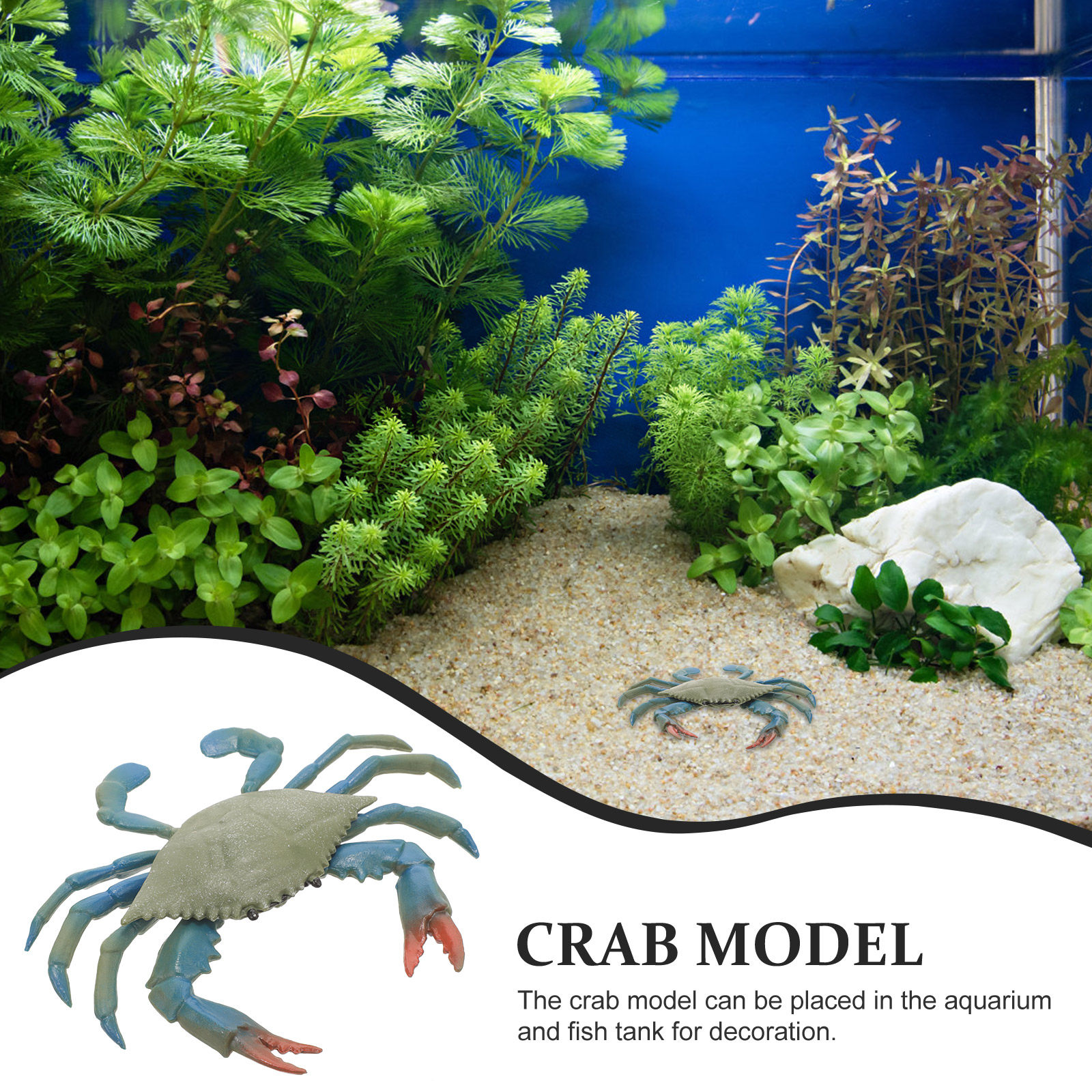 Simulation Crab Artificial Dec – обзор и цена Fish Toy In Aquarium