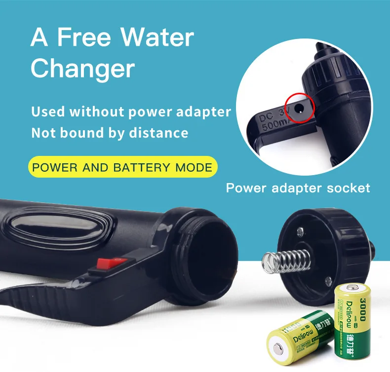 Electric Water Changer Vacuum  – обзор и цена Gravel Vacuum Cleaner