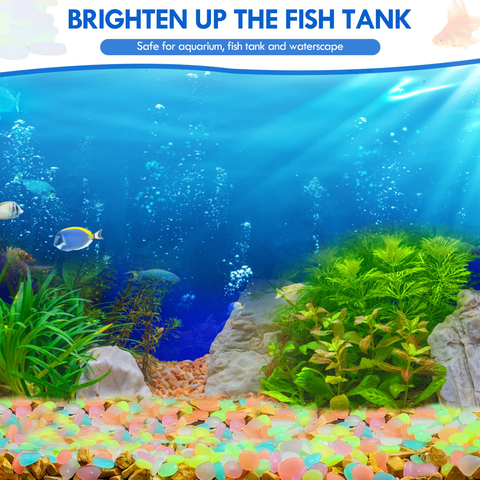 100Pcs Glow in the Dark Garden – обзор и цена Aquarium Fish Fishing