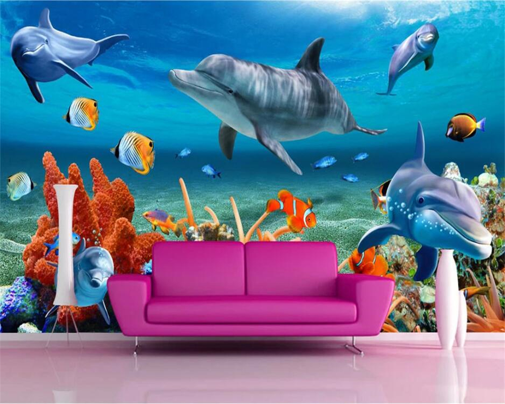 3DBEIBEHANG Custom 3D wallpape – обзор и цена Aquarium Fish Live Wallpaper