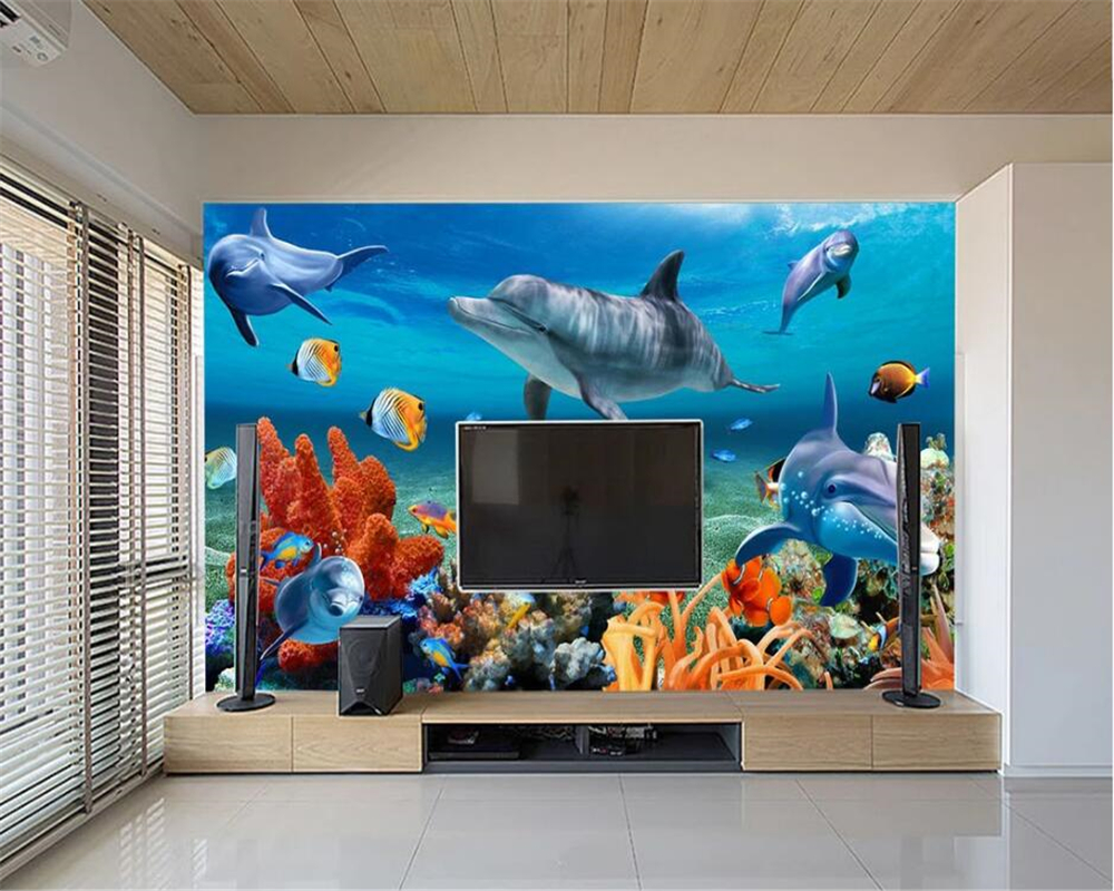 3DBEIBEHANG Custom 3D wallpape – обзор и цена Aquarium Fish Live Wallpaper