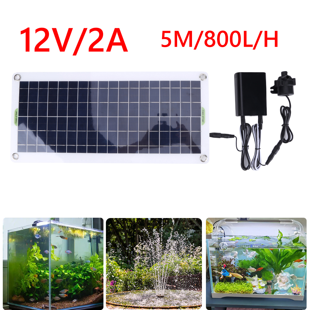 18V 30W Fountain Panel Pump Ga – обзор и цена Aquarium Fish Fishing