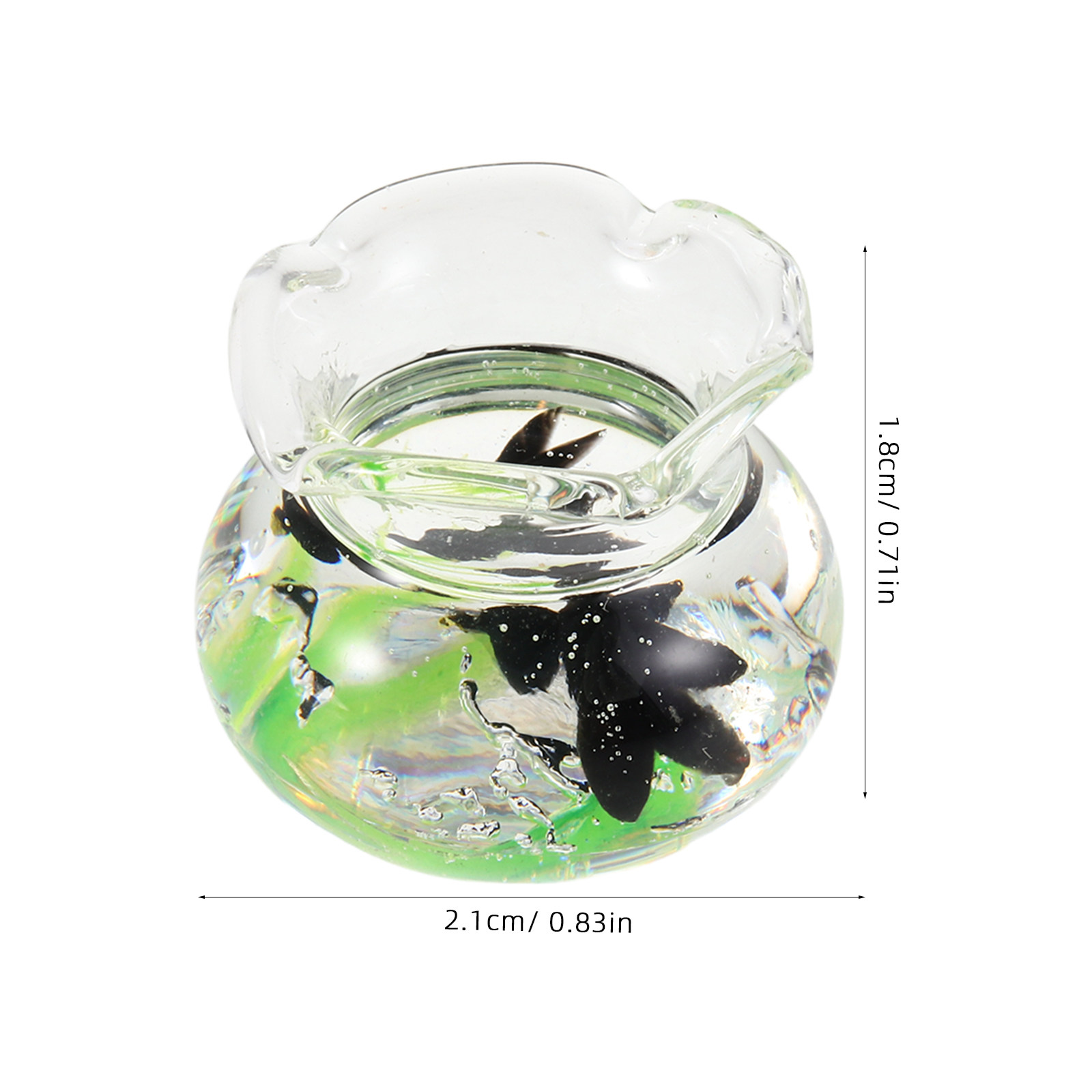 Miniature Resin Fish Bowl Roun – обзор и цена Fish Toy In Aquarium