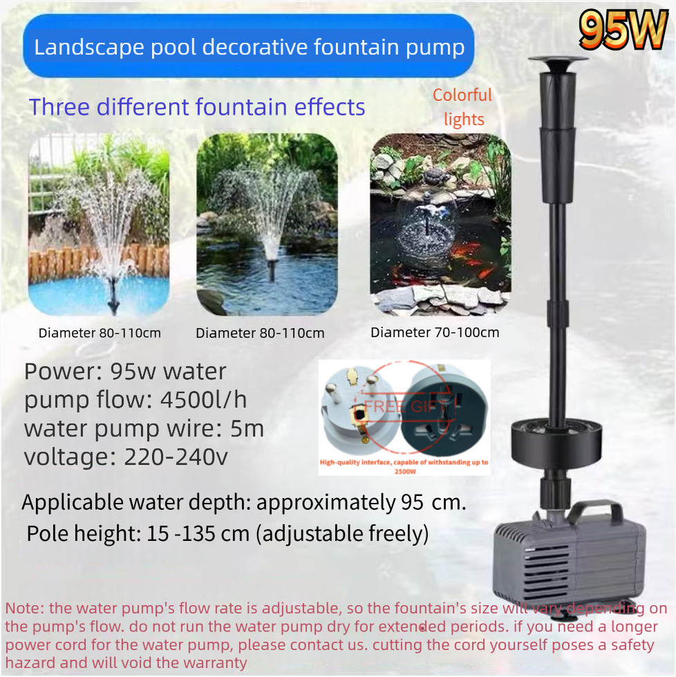 Fountain pump, water pump, lan – обзор и цена Fish Tank Filter