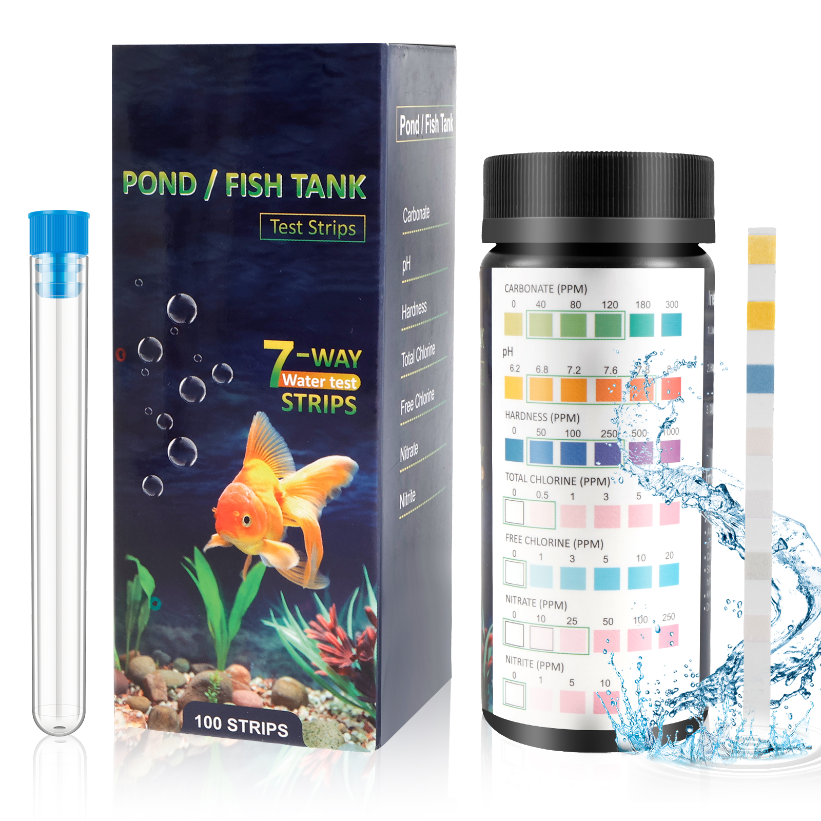 100Pcs 7 in 1 Aquarium Test St – обзор и цена Aquarium Fish Youtube