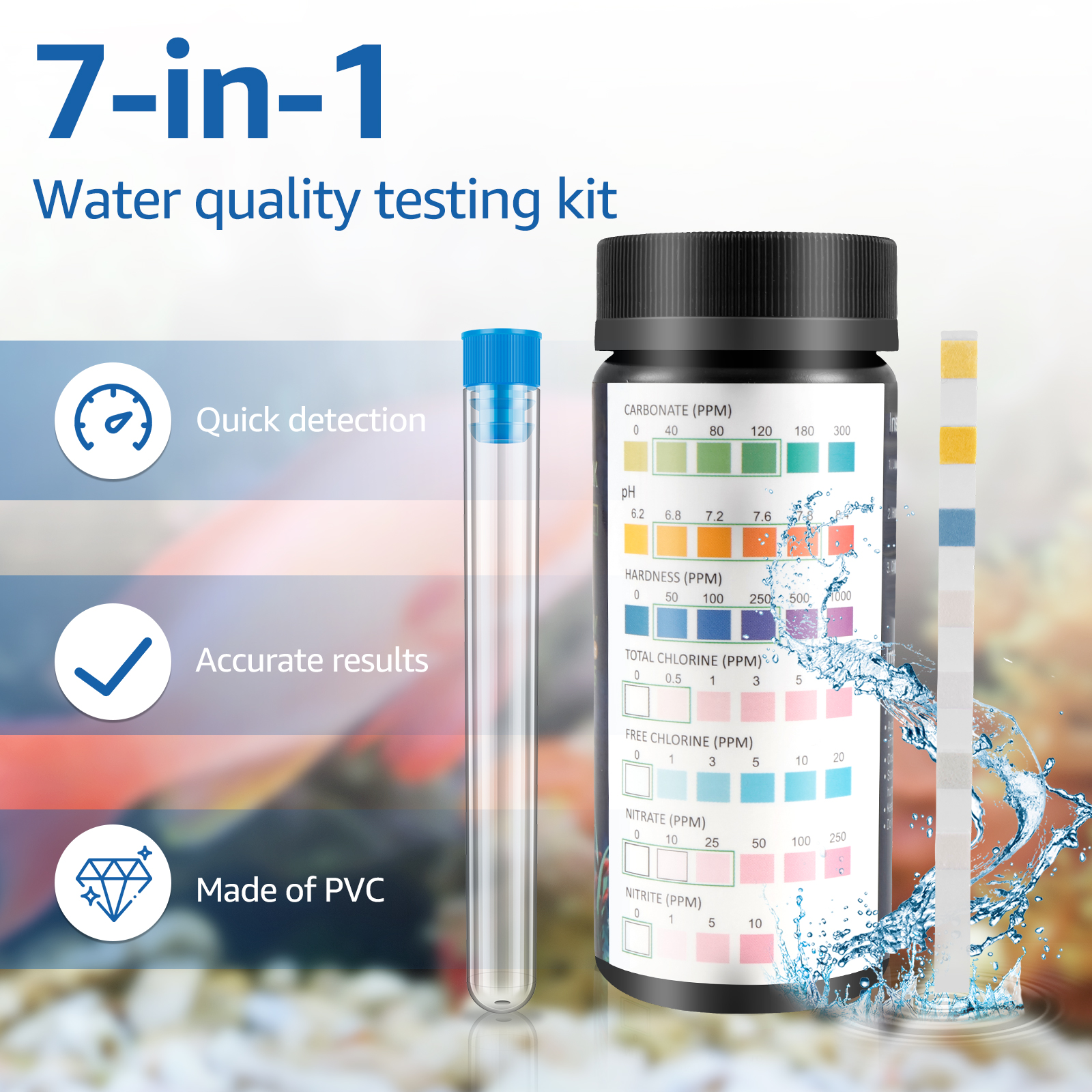 100Pcs 7 in 1 Aquarium Test St – обзор и цена Aquarium Fish Youtube