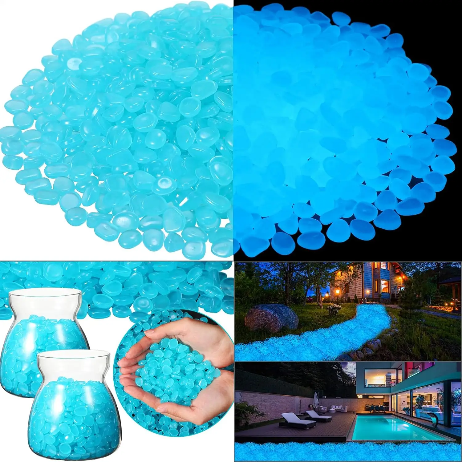 500Pcs Glow in The Dark Garden – обзор и цена Aquarium Fish Fishing